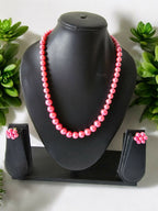 Inhanns Spectrum Everyday Pearl Sets - Single Strand - Pink | Grocsy