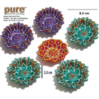 Pure Source India Terracotta Decorative Diyas | Grocsy