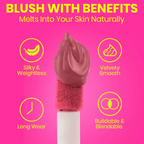 NY Bae Dewy Creme Blush - Sunkissed Pink 01 | Grocsy