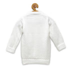 Chutput Kids Cute White Coloured Solid Pullover Sweater | Grocsy