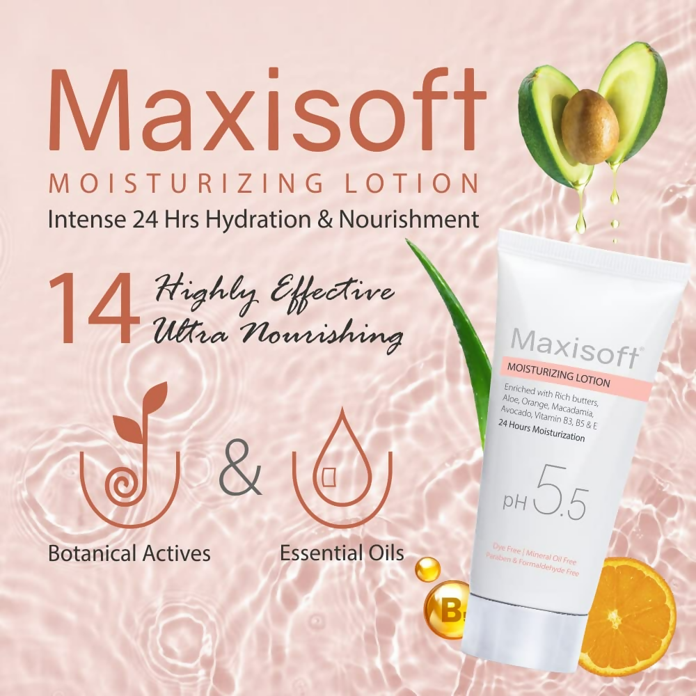 Maxisoft Moisturizing Lotion 24Hrs Moisturisation | Grocsy