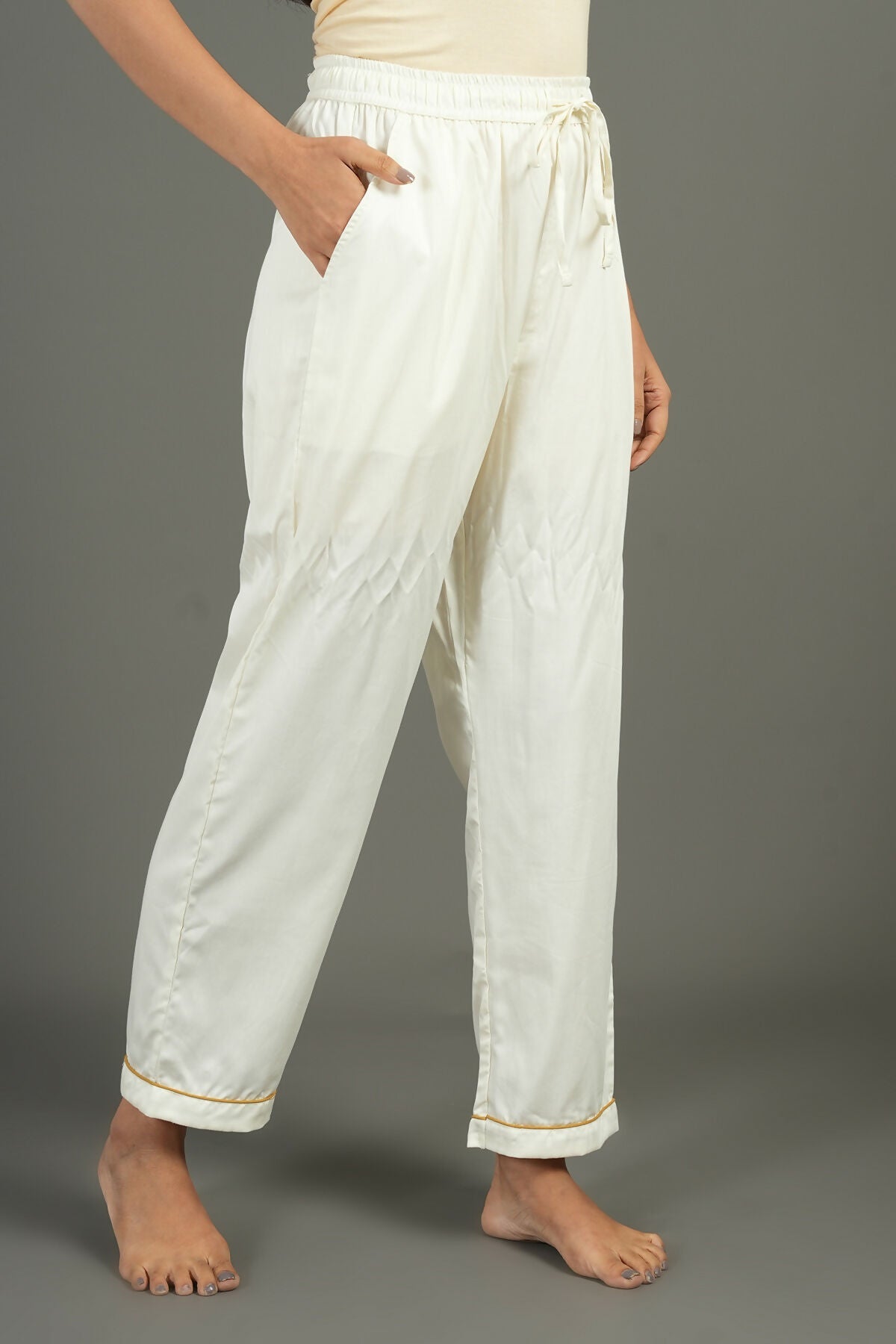 Breathables Women Cotton Night Suit Shirt And Pants Co-Ord Set I Night Wear | Co-Ord Set | Lounge Wear Set I Solid Colour | Grocsy