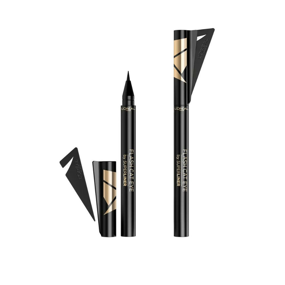 L'Oreal Paris Flash Cat Eye Eyeliner - Black | Grocsy