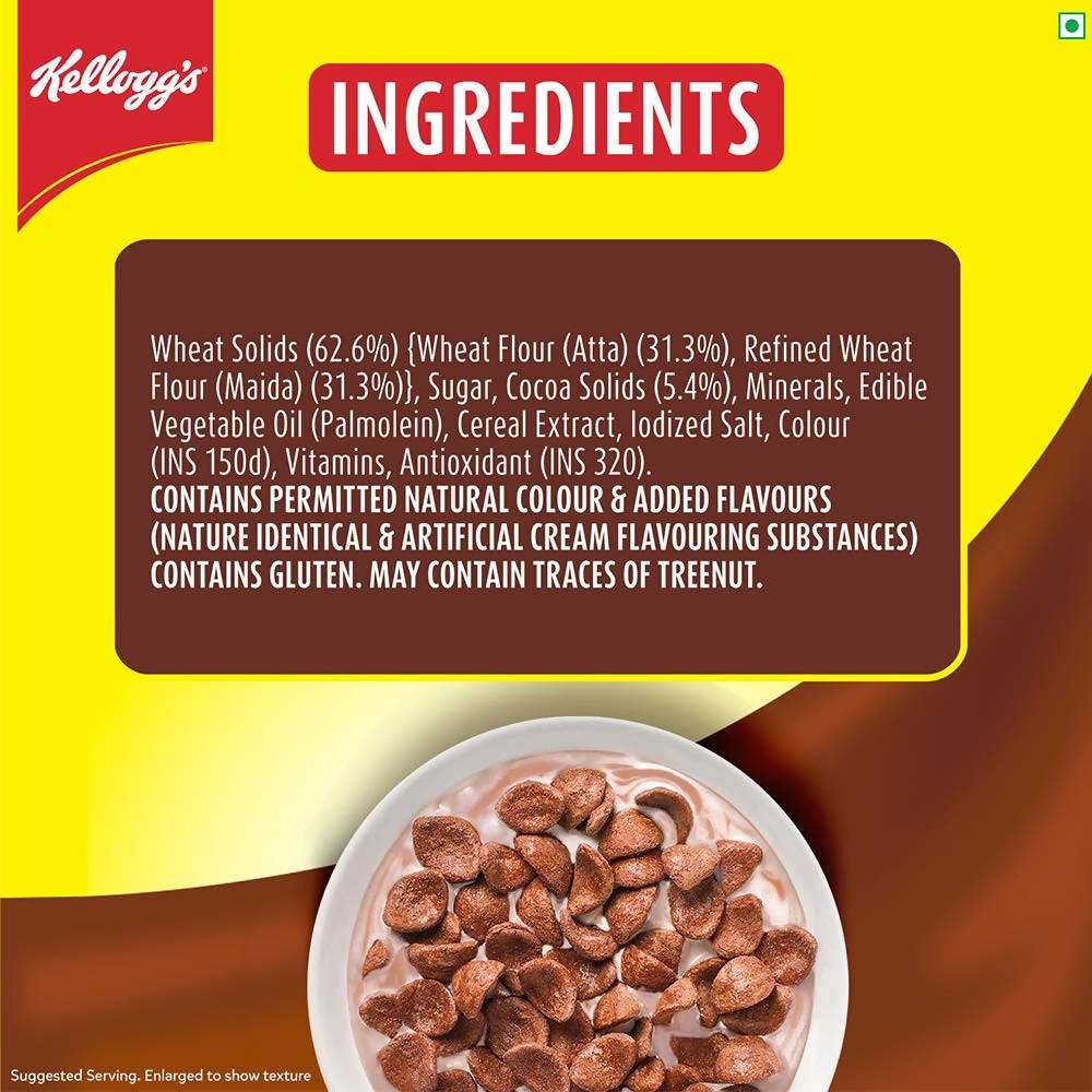 Kellogg's Chocos For Kids, Multigrain Energy, More Chocolatey, Kids Breakfast Cereal | Grocsy