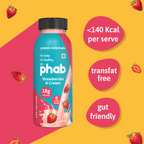 Phab Protein Milkshake With Protein Strawberries & Cream Flavour | Grocsy