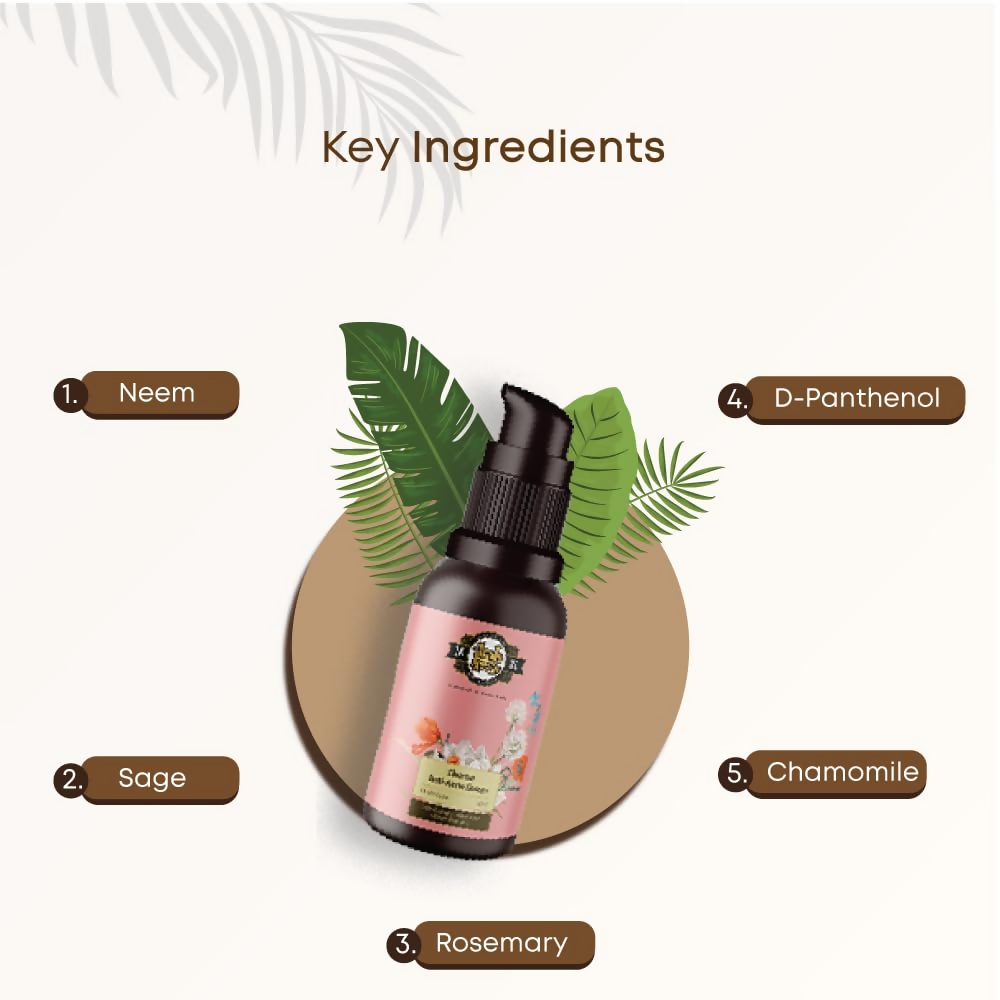 Cleanse Ayurveda Anti-Acne Face Serum With Neem Liquid Extract | Grocsy