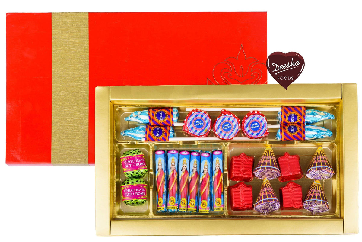 Deesha Foods Sugar Free Red Velvet Crackers Chocolates | Grocsy