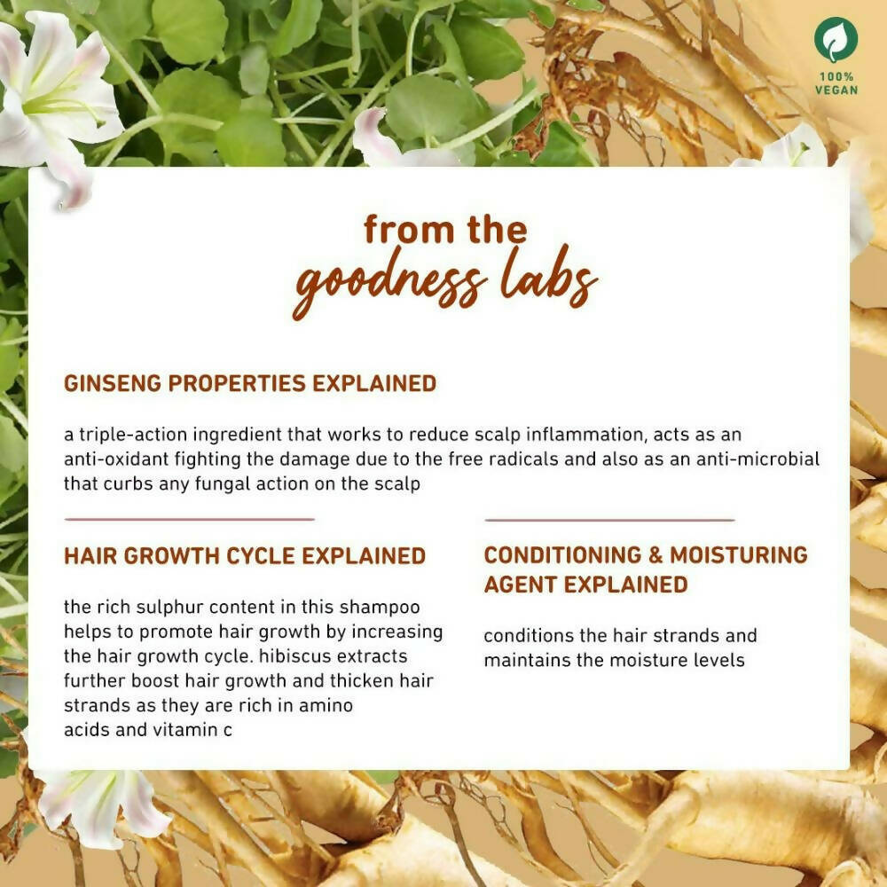 Plum Ginseng Gentle Rinse Shampoo | Grocsy