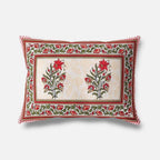 Jaipuri Hand Printed Floral 144TC Cotton DoubleQueen Bedsheet with 2 Pillow Covers | Grocsy