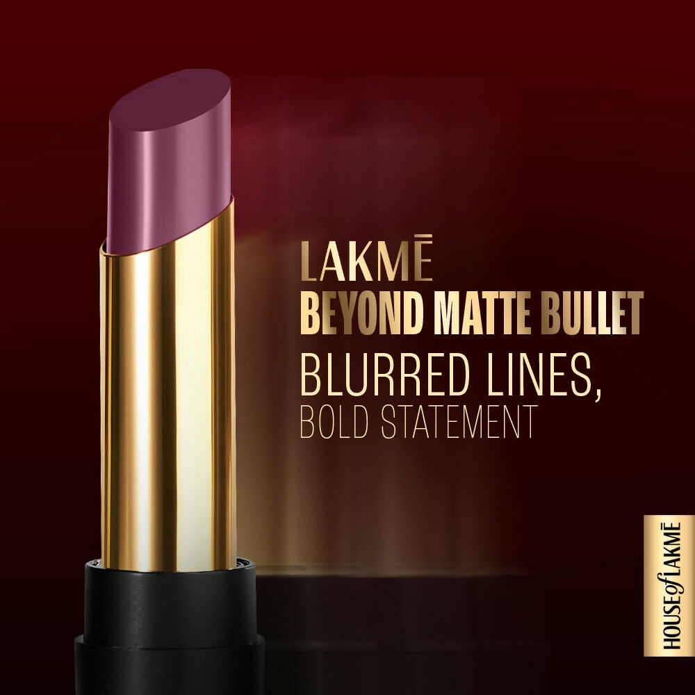 Lakme Absolute Beyond Matte Lipstick - 502 Purple Pop | Grocsy