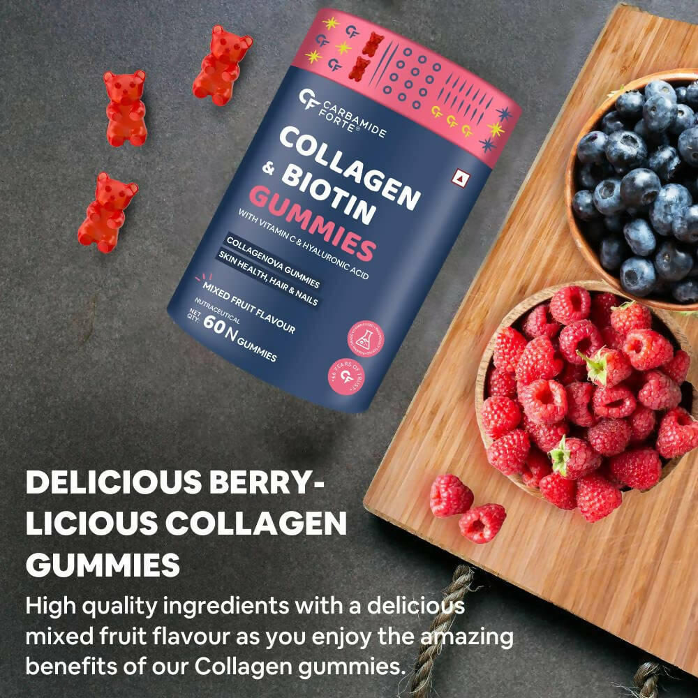 Carbamide Forte Collagen & Biotin Gummies | Grocsy