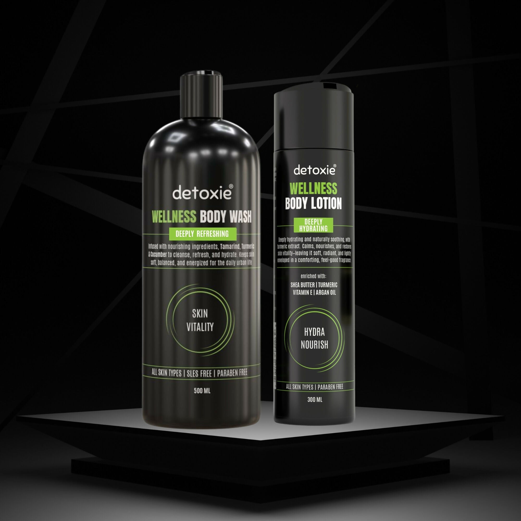 Detoxie Body Wash & Body Lotion Combo - Wellness | Grocsy