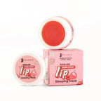 Pilgrim Spanish Lip Sleeping Mask (Bubblegum) with Shea Butter & Pomegranate For Hydrated & Soft Lips | Grocsy