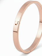 NVR Men's Rose Gold Kada Bracelet | Grocsy