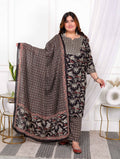 Miravan Women's Plus Size Multi Colour Floral Printed Embroidery Yoke Design Kurta with Palazzo And Dupatta Set | Grocsy