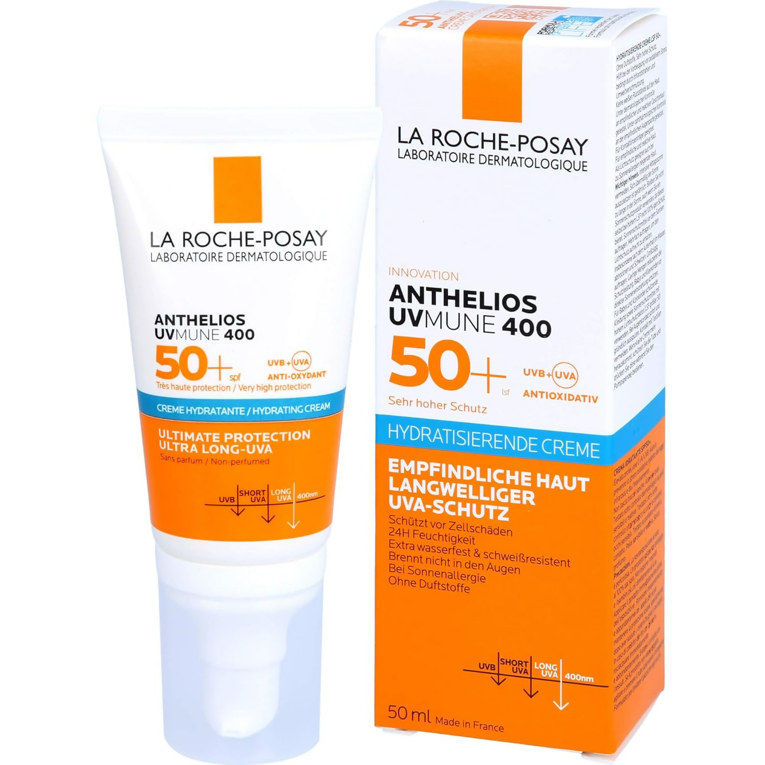 La Roche-Posay Anthelios Uvmune 400 Creme Hydratante Spf50+ | Grocsy