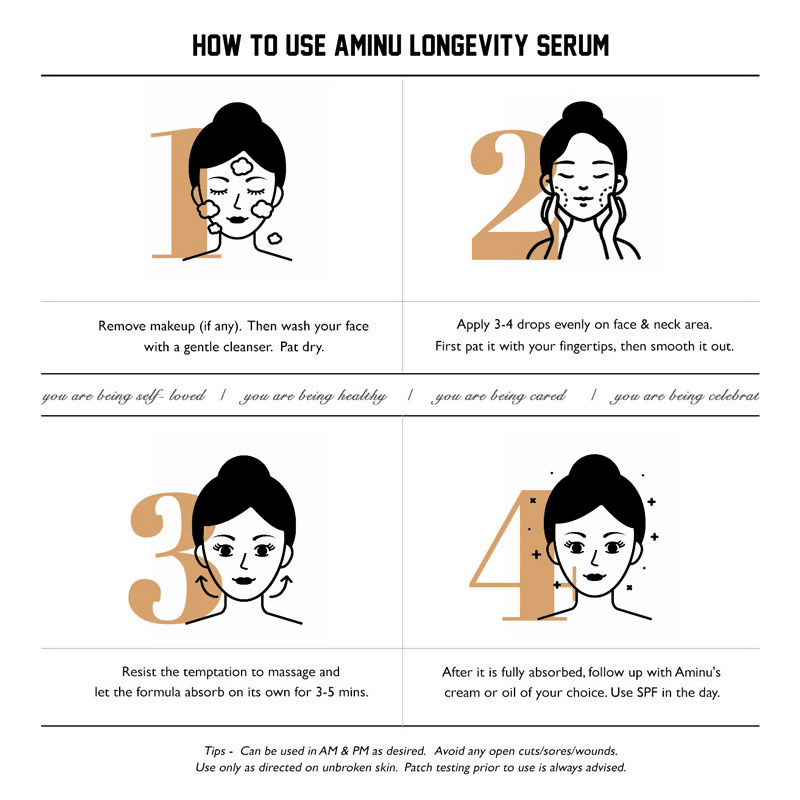 Aminu Longevity Serum for Sensitive skin & Anti-Pollution | Grocsy