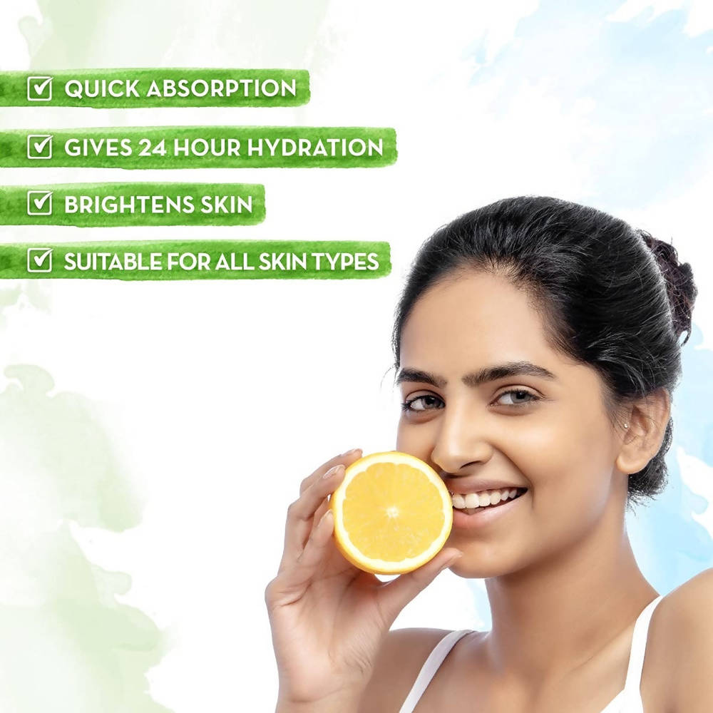 Mamaearth Vitamin C Ultra Light Gel Oil-Free Moisturizer For Glowing Hydration | Grocsy
