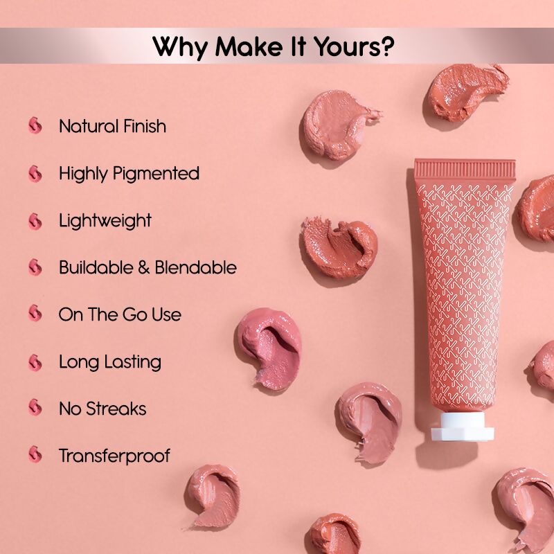 Kay Beauty By Katrina Kaif Creme Blush - Cosy Coral | Grocsy
