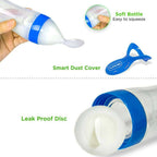LuvLap Feeding Spoon with Squeezy food Grade Silicone Feeder bottle | Grocsy