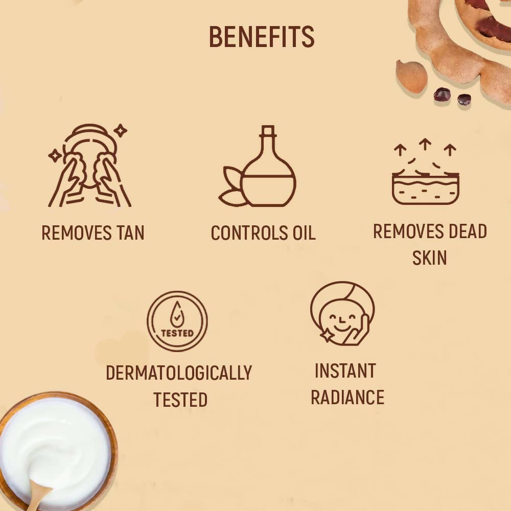 Salon in a Box De-Tan with Tamarind and Curd Face Pack | Grocsy
