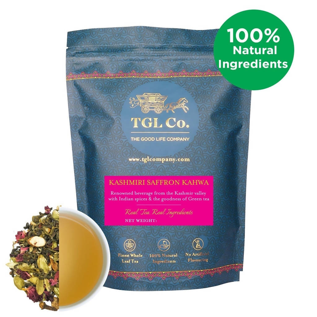 TGL Co. Kashmiri Saffron Kahwa Green Tea | Grocsy