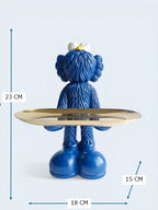 Sun Mun Decors Blue KAWS Tray | Grocsy