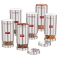 Hazel Stainless Steel Kitchen Containers | Grocsy