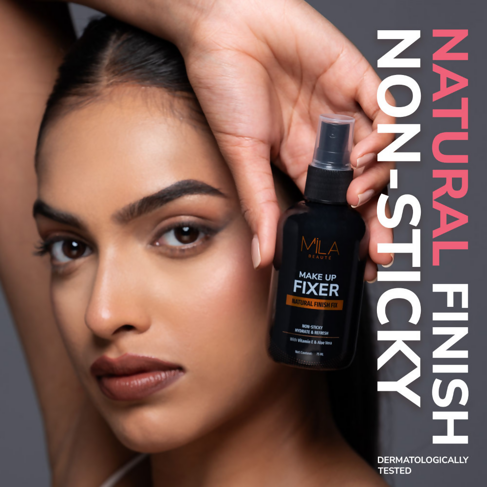 Mila Beaute Non Sticky & Long Lasting Makeup Fixer with Aloe Vera and Vitamin E | Grocsy