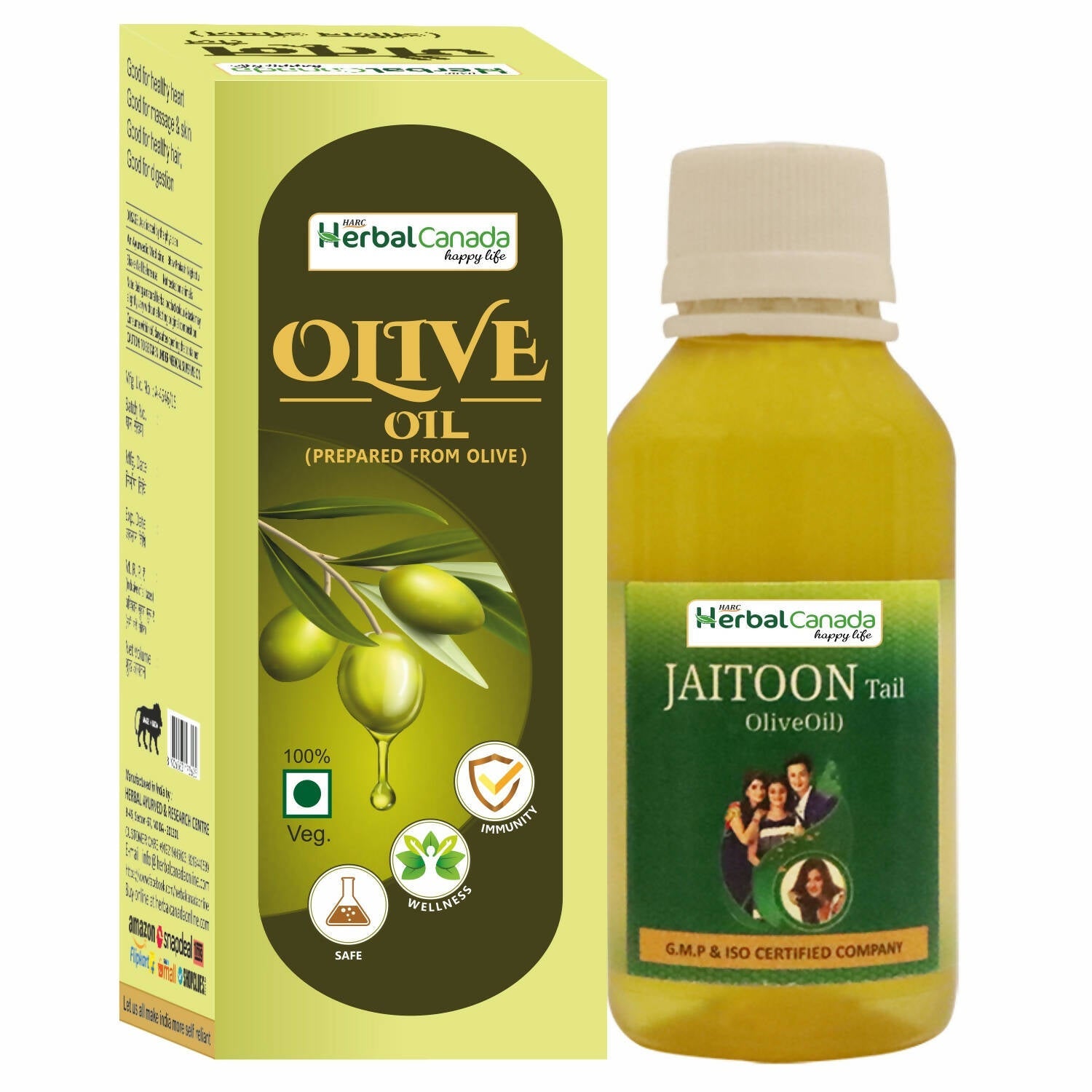 Herbal Canada Olive Oil (Jaitoon Oil) | Grocsy