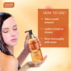 Vaadi Herbals Luxurious Saffron Shower Gel | Grocsy