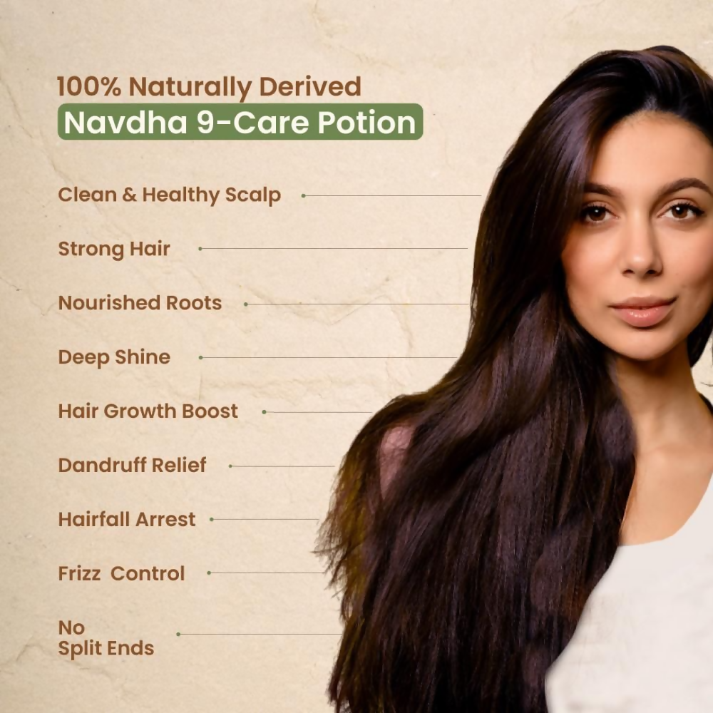 Nat Habit Aloe Peanut Navdha Shampoo | Grocsy