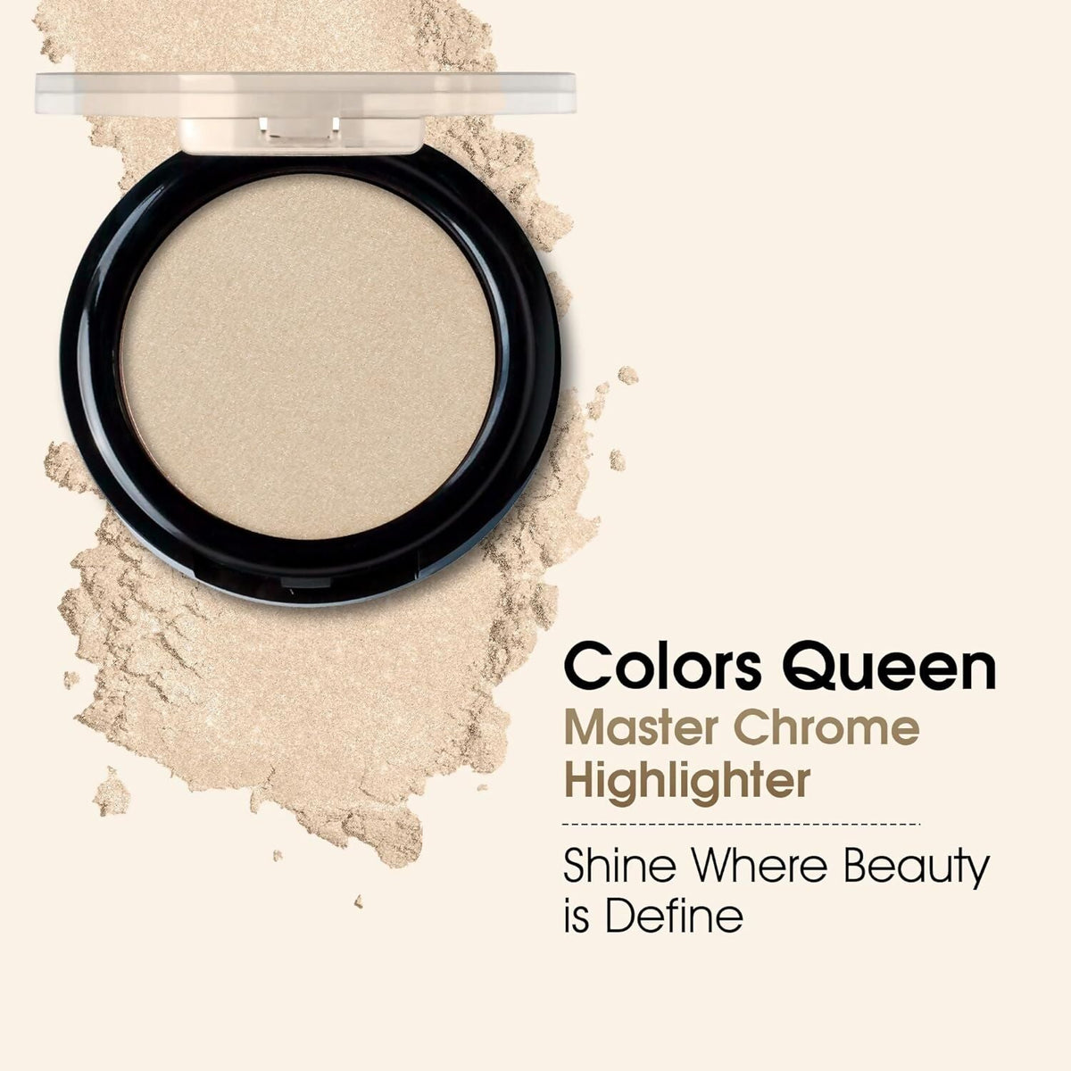Colors Queen Master Chrome Metallic Highlighter - 03 Girl Gotta Slay | Grocsy