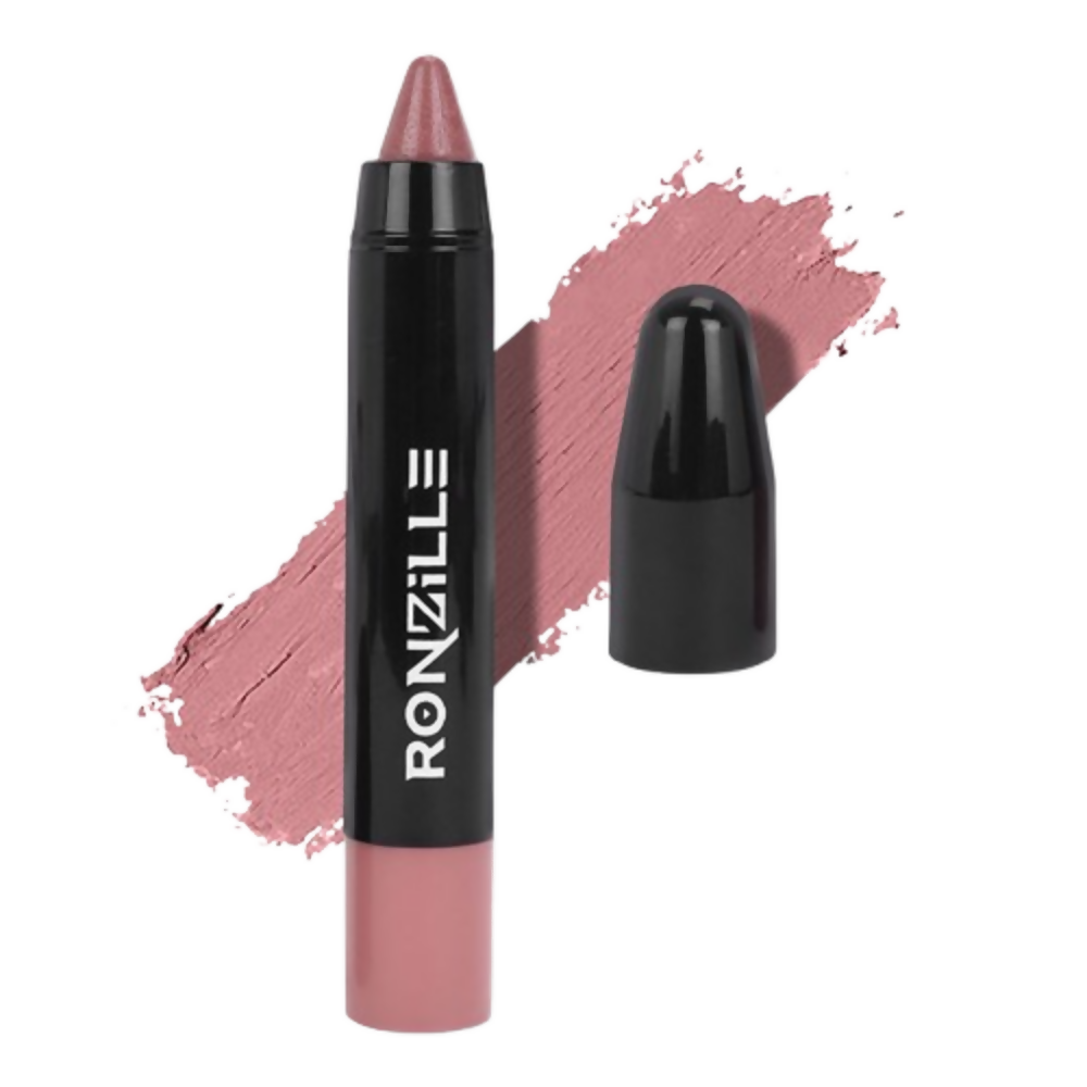 Ronzille Long Stay Matte Lip Crayon - Raspberry Rose | Grocsy