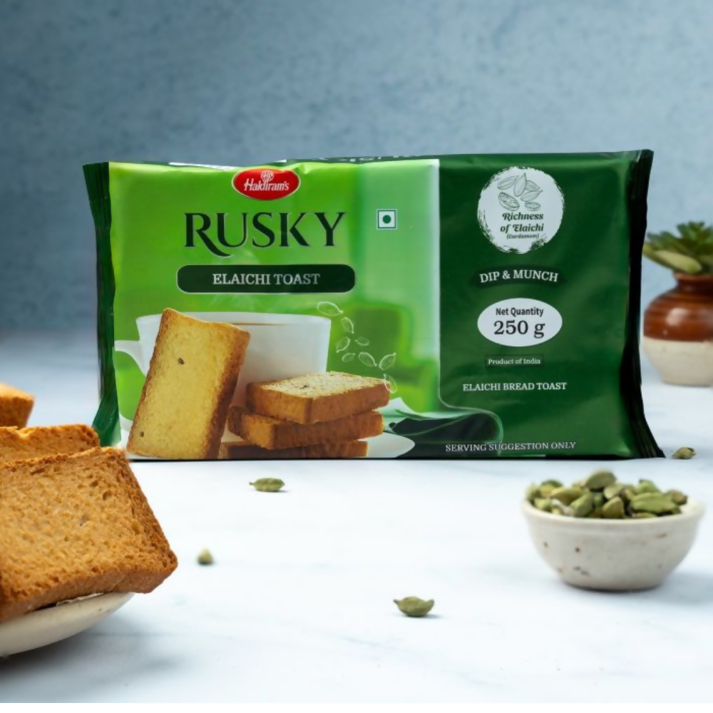 Haldiram's Rusky Elaichi Toast | Grocsy