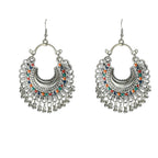 Mominos Fashion Johar Kamal Oxidised Silver-Plated Meena Work Choker Set | Grocsy