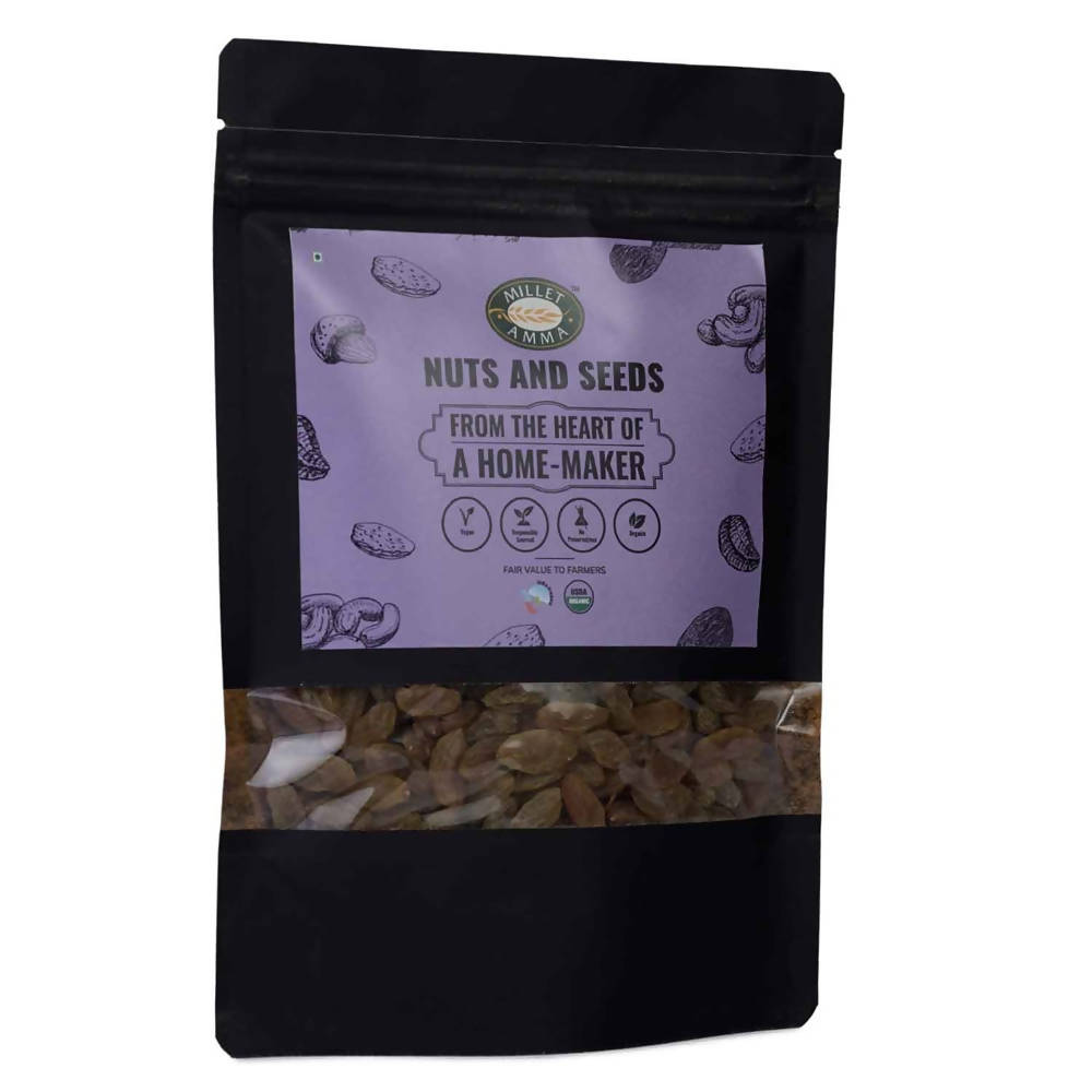 Millet Amma Organic Raisins - Dry Grapes | Grocsy