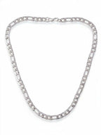 NVR Men's Silver Toned Stainless Steel Chain | Grocsy