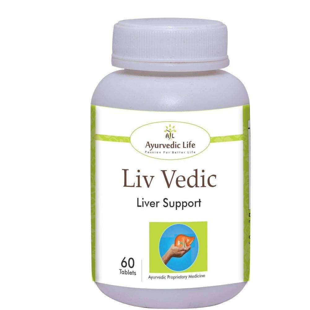 Ayurvedic Life Liv Vedic Liver Support Tablets | Grocsy