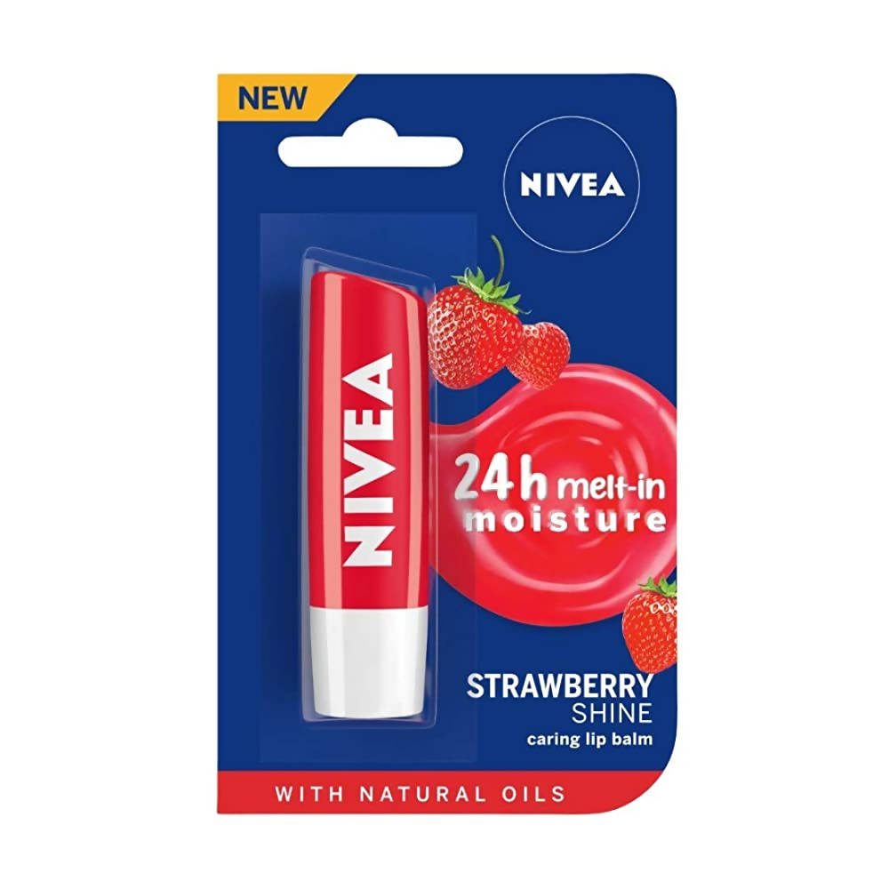 Nivea Strawberry Shine Lip Balm | Grocsy