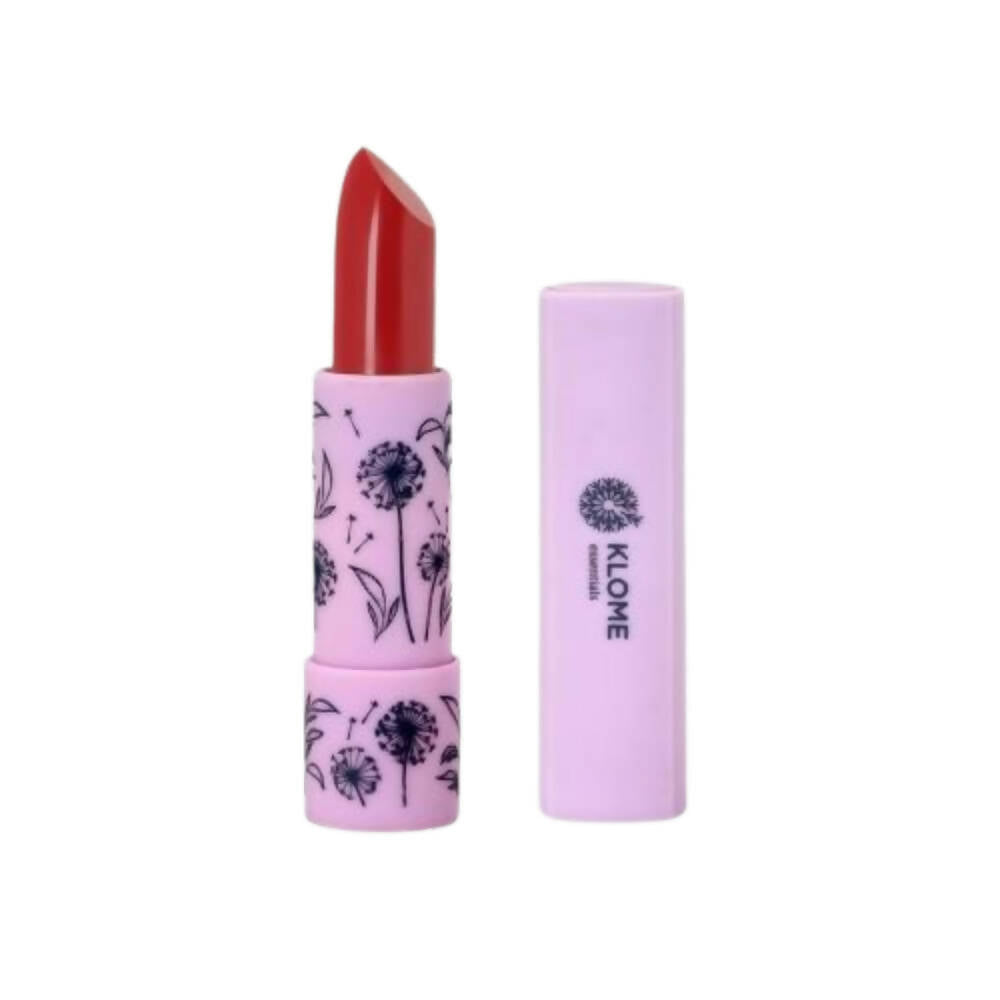 Klome Essentials Vegan Matte Lipstick-Maraschino (Dark Red) | Grocsy