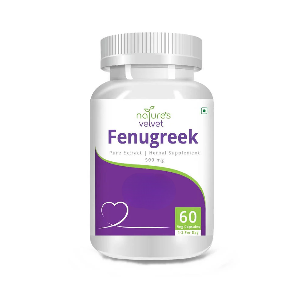 Nature's Velvet Fenugreek Capsules | Grocsy