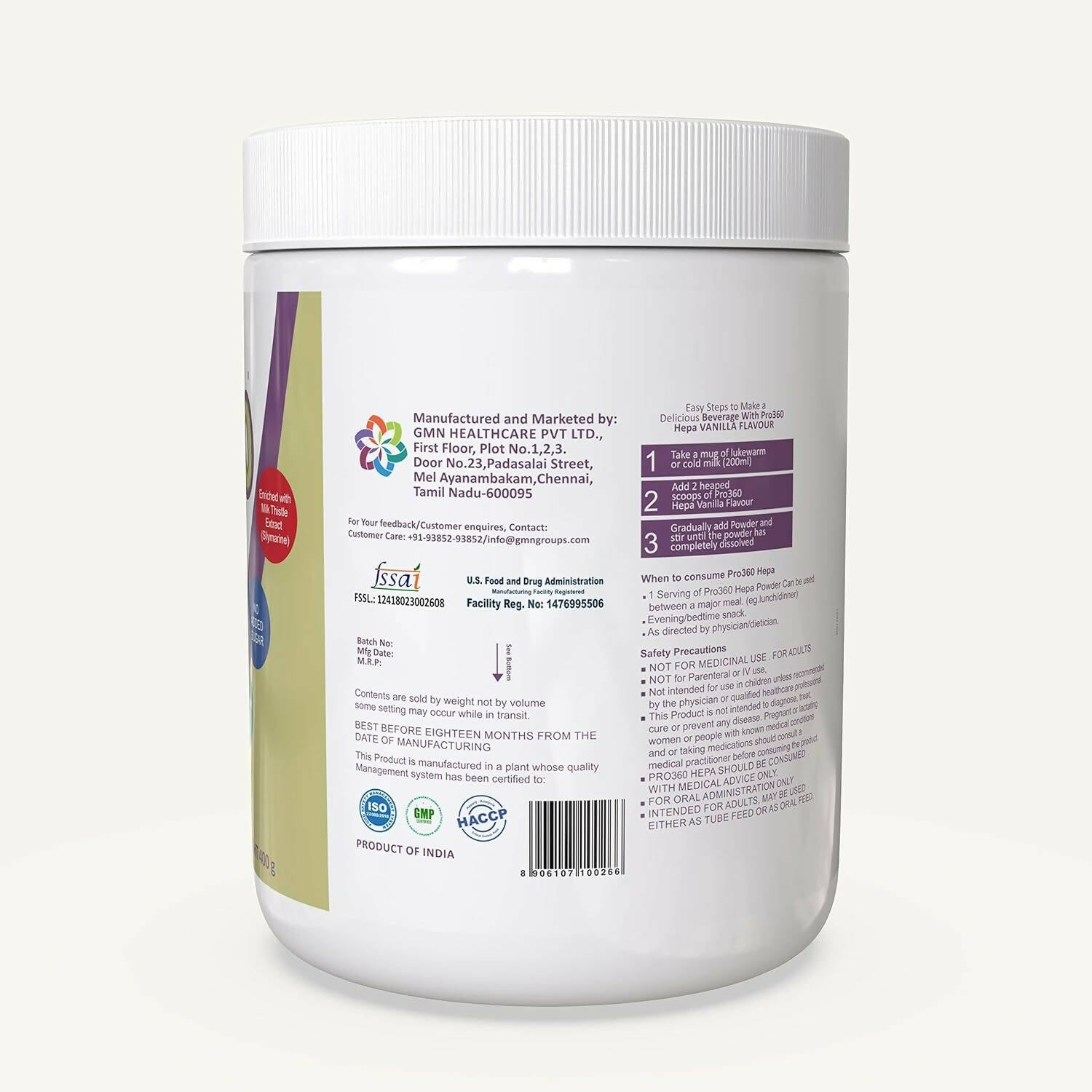 Pro360 Hepa Liver Care Protein Powder | Grocsy