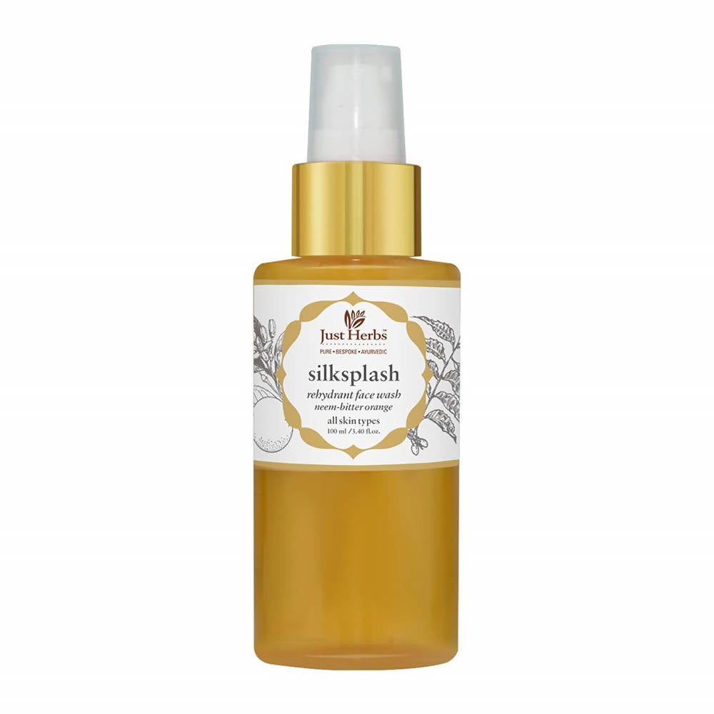 Just Herbs Cleansing Face Wash With Neem + Bitter Orange | Grocsy