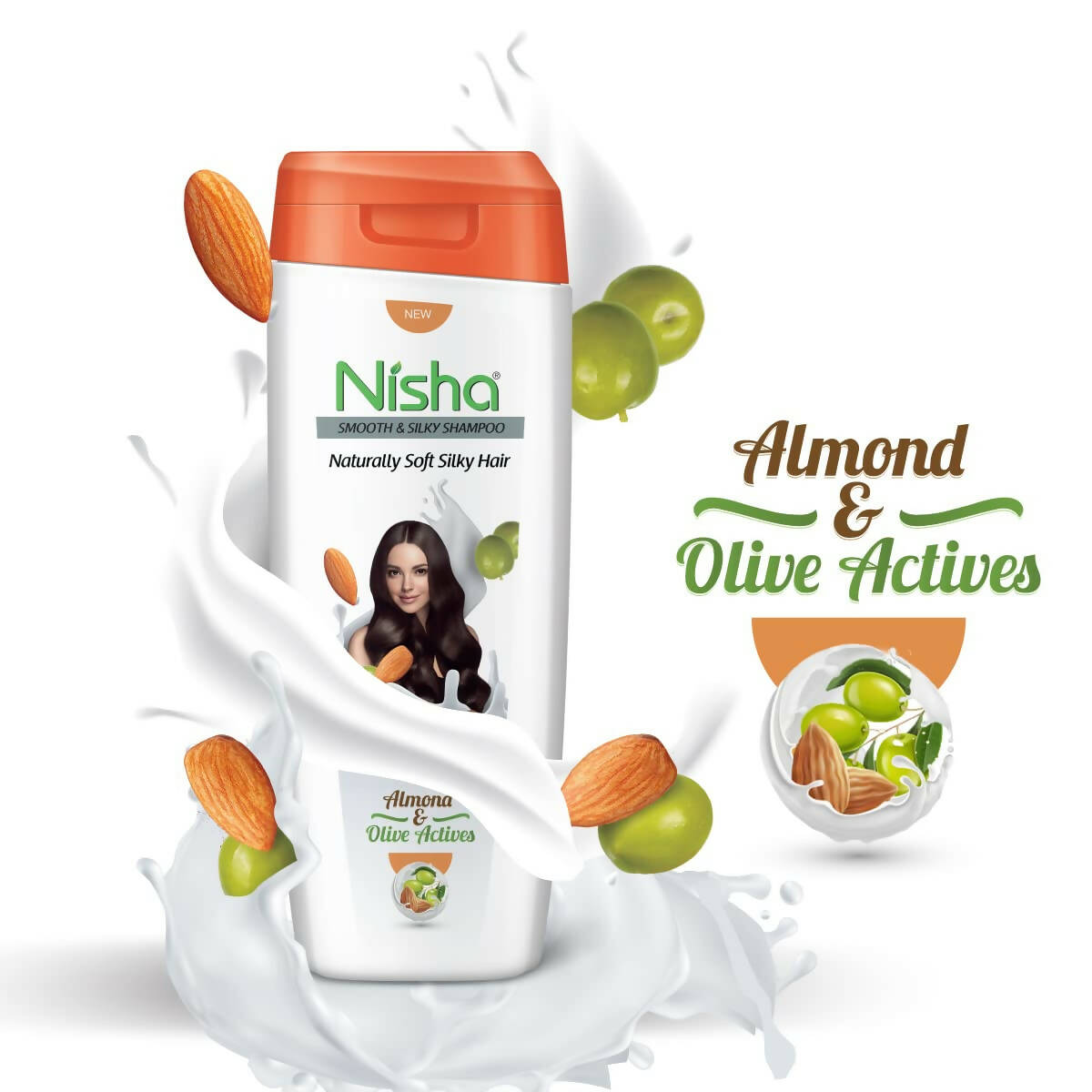 Nisha Smooth Naturally Soft Silky Hair Shampoo | Grocsy