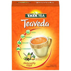 Tata Tea Teaveda Powder | Premium Assam Tea Leaves | Made With Goodness of Indian Herbals - Tulsi, Elaichi, Ginger & Brahmi | Grocsy