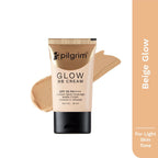 Pilgrim Glow BB Cream SPF 50 PA++++ Instant Spot Coverage Matte Finish Vitamin C Infused - Beige Glow | Grocsy