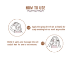 Avimee Herbal Anti Dandruff Kit - Oil, Scalp Spray, and Cleanser, Fights Dandruff & Moisturises Scalp Naturally | Grocsy