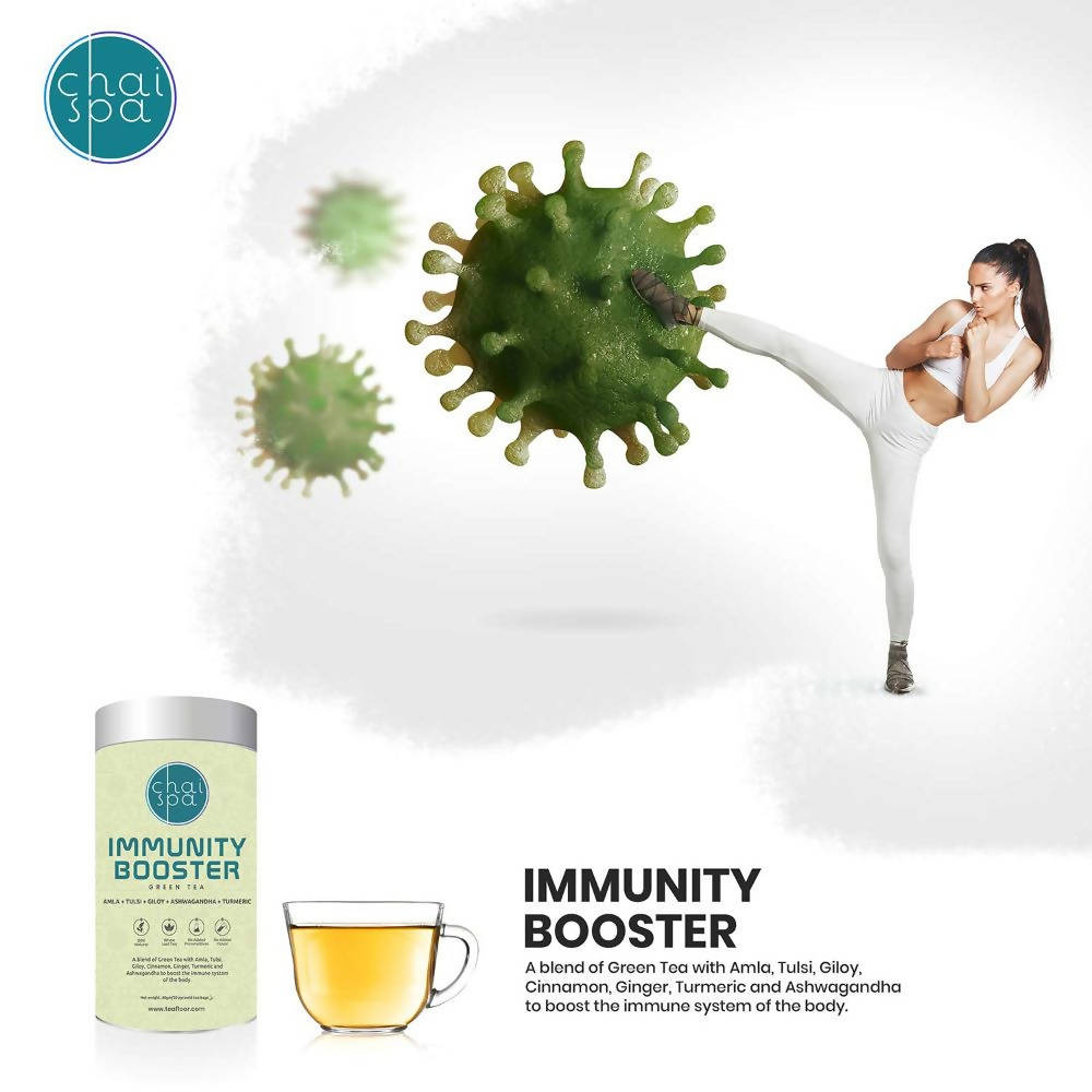 Chai Spa Immunity Booster Green Tea | Grocsy