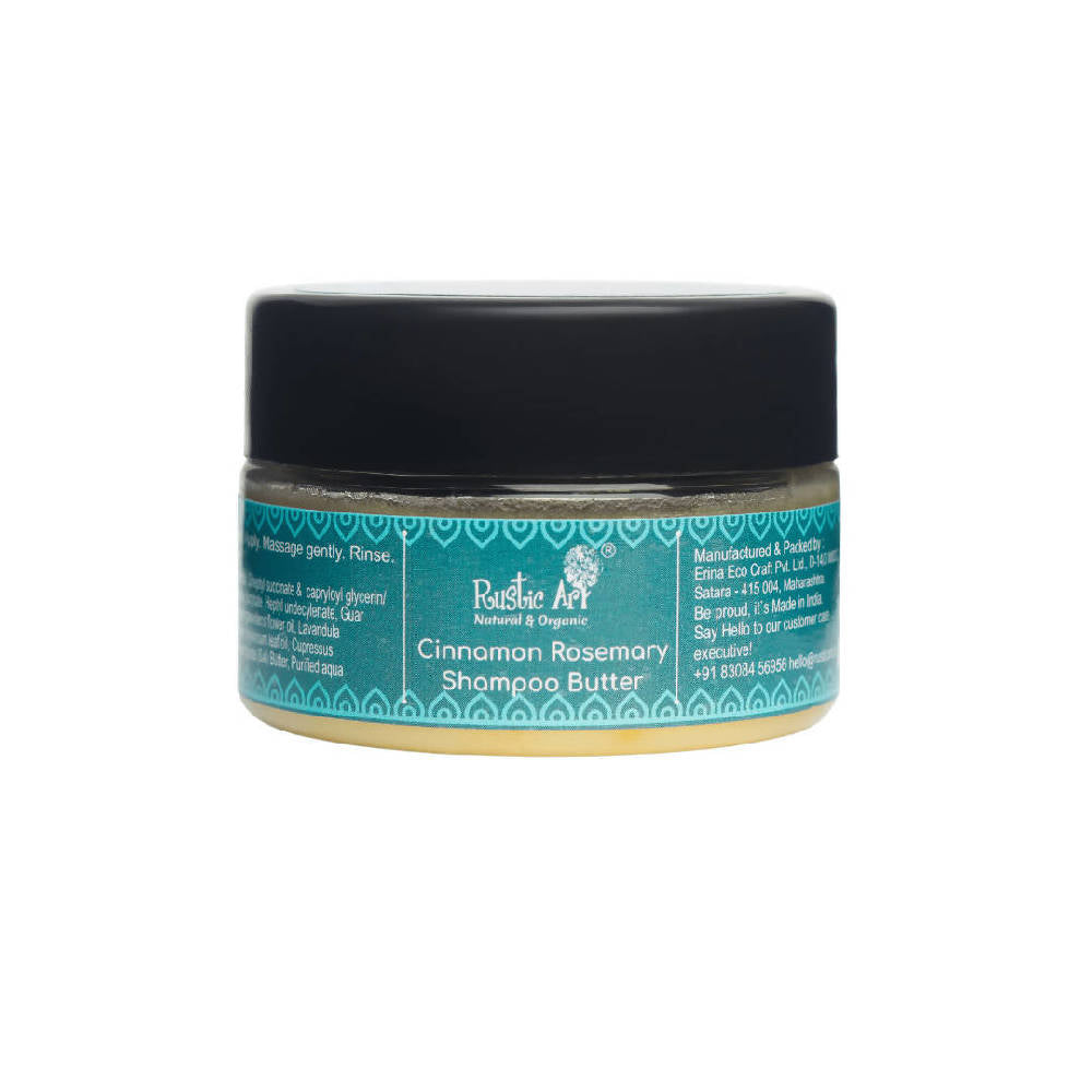 Rustic Art Cinnamon Rosemary Shampoo Butter | Grocsy